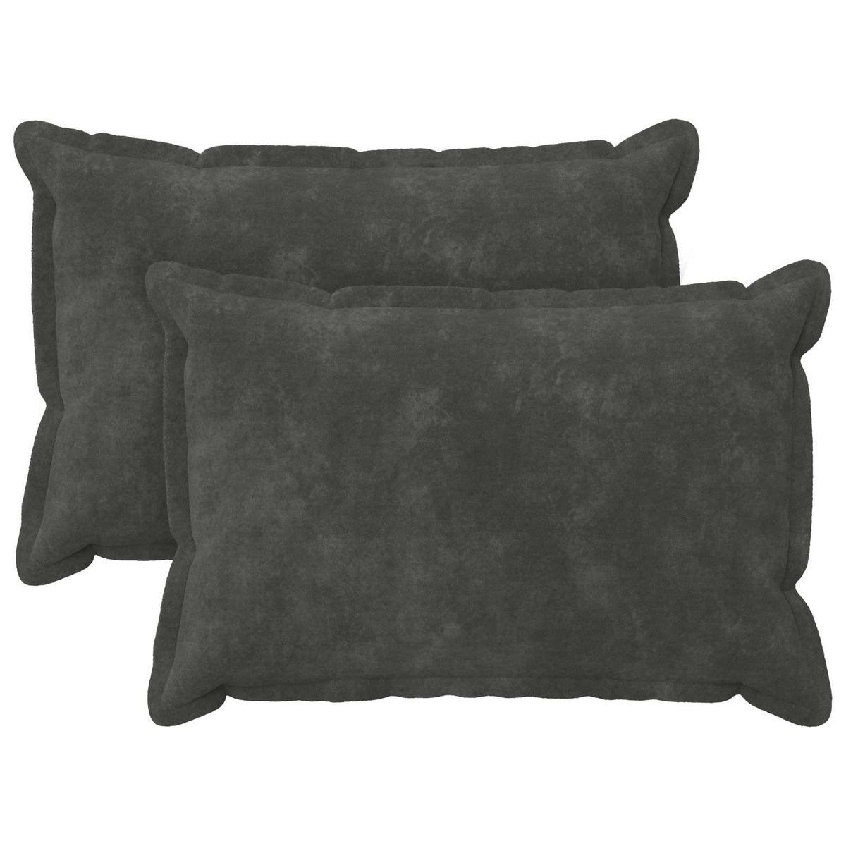 Κάλυμμα Μαξιλαριού 2 pcs HOUTEN Ανθρακί 50 x 75 cm - Pakobazaar