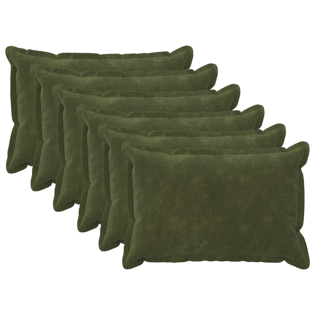 Κάλυμμα Μαξιλαριού 6 pcs HOUTEN Πράσινο 50 x 75 cm