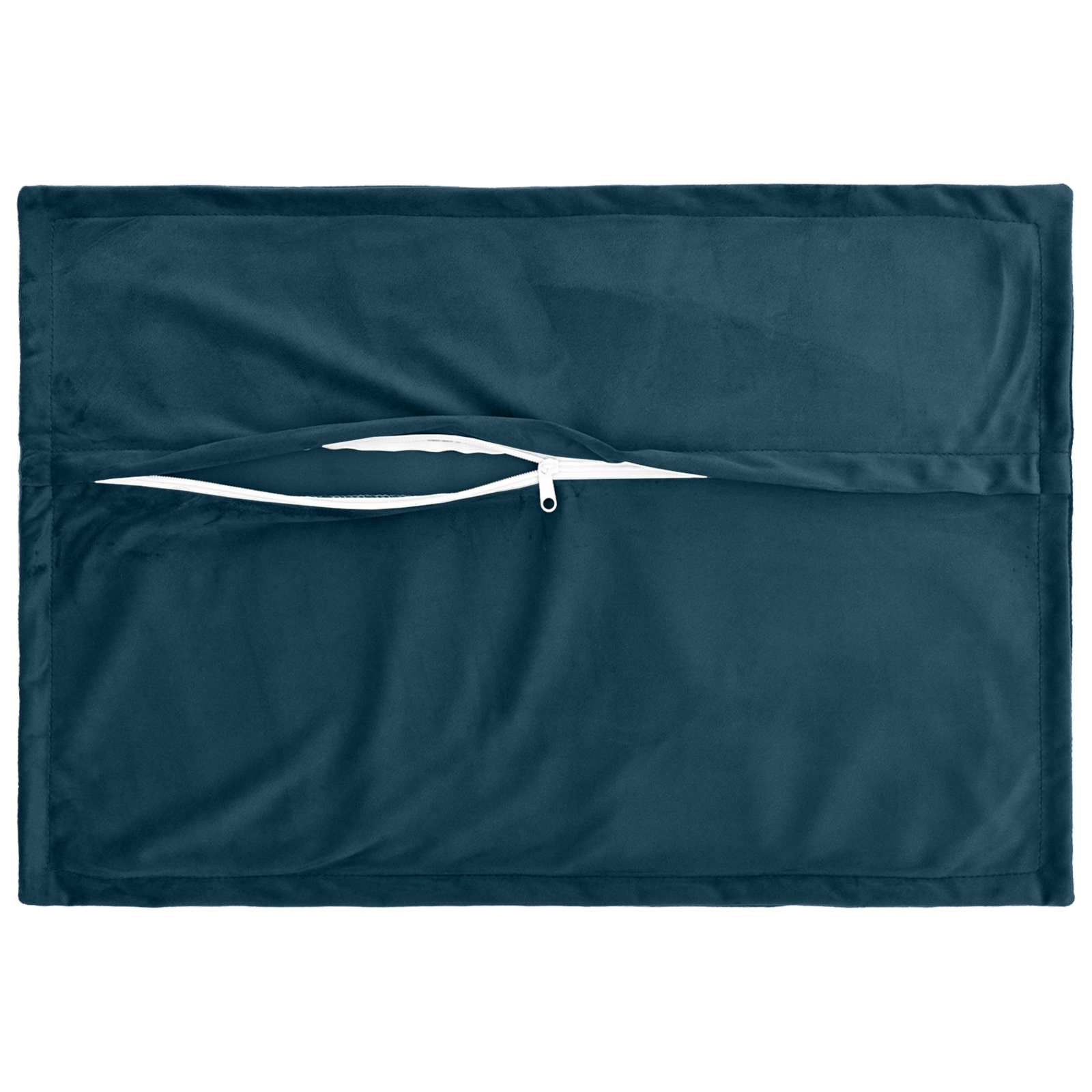 Κάλυμμα Μαξιλαριού 6 pcs HOUTEN Μπλε 50 x 80 cm Βελούδο - Pakobazaar