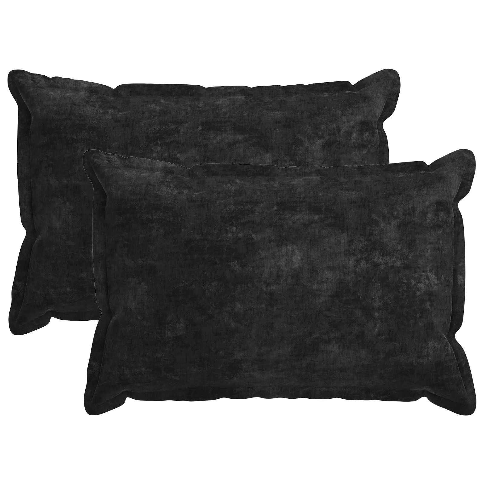 Κάλυμμα Μαξιλαριού 2 τμχ. HOUTEN Ανθρακί 50 x 80 cm