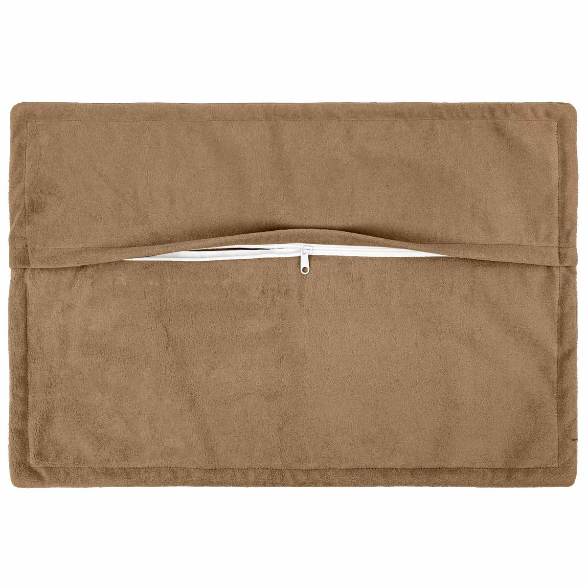 Κάλυμμα Μαξιλαριού 6 pcs HOUTEN Taupe 50 x 80 cm Μικροΐνες φλις - Pakobazaar