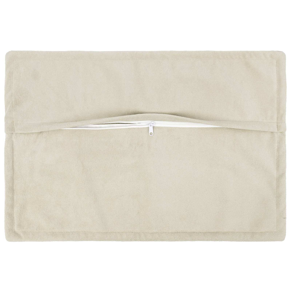 Κάλυμμα Μαξιλαριού 2 pcs HOUTEN Κρεμ 50 x 80 cm Μικροΐνες φλις - Pakobazaar