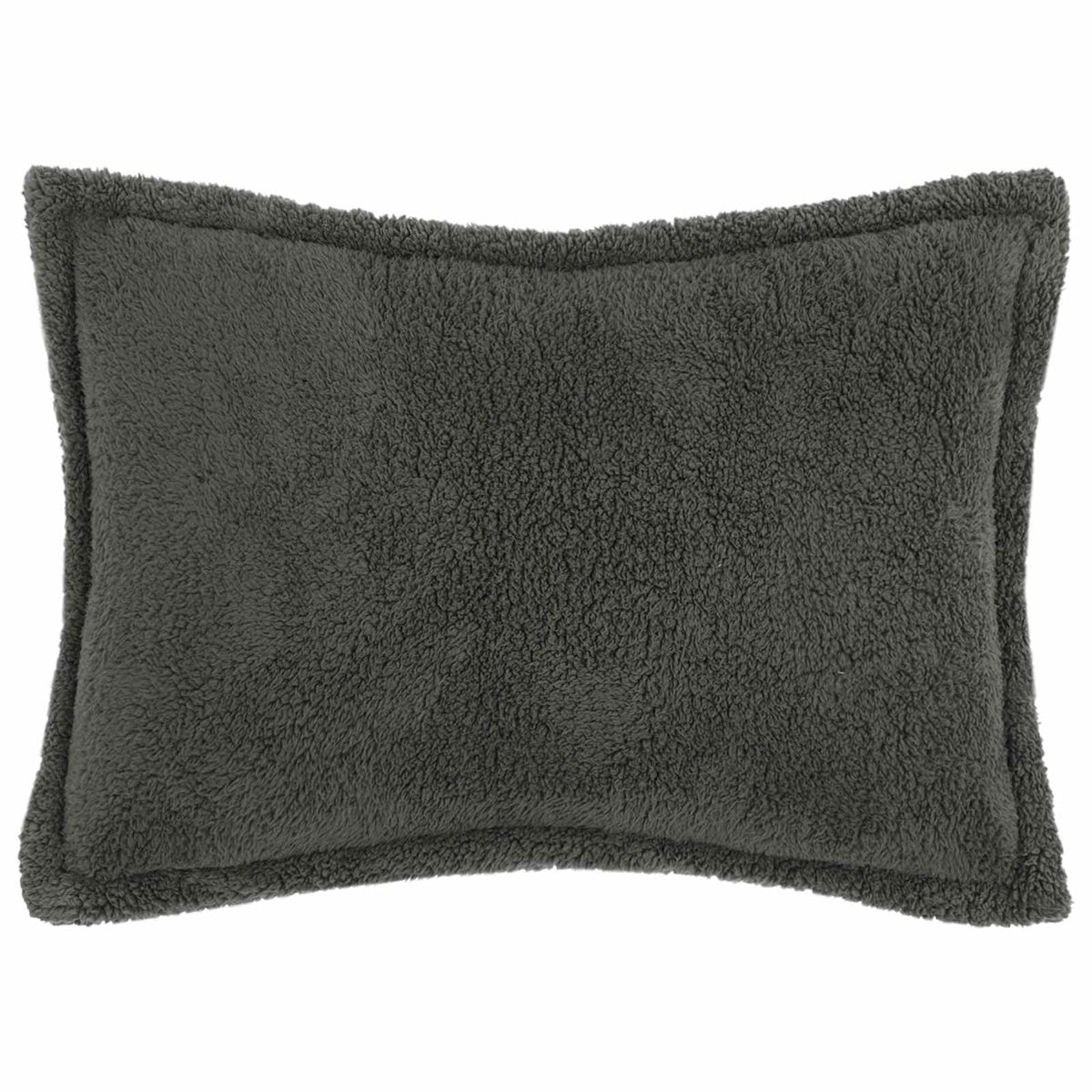 Κάλυμμα Μαξιλαριού 2 pcs HOUTEN Σκούρο Γκρι 50 x 80 cm Μπουκλέ - Pakobazaar