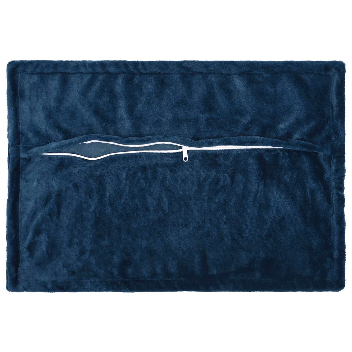 Κάλυμμα Μαξιλαριού 2 pcs HOUTEN Σκούρο μπλε 50 x 80 cm Φανέλα