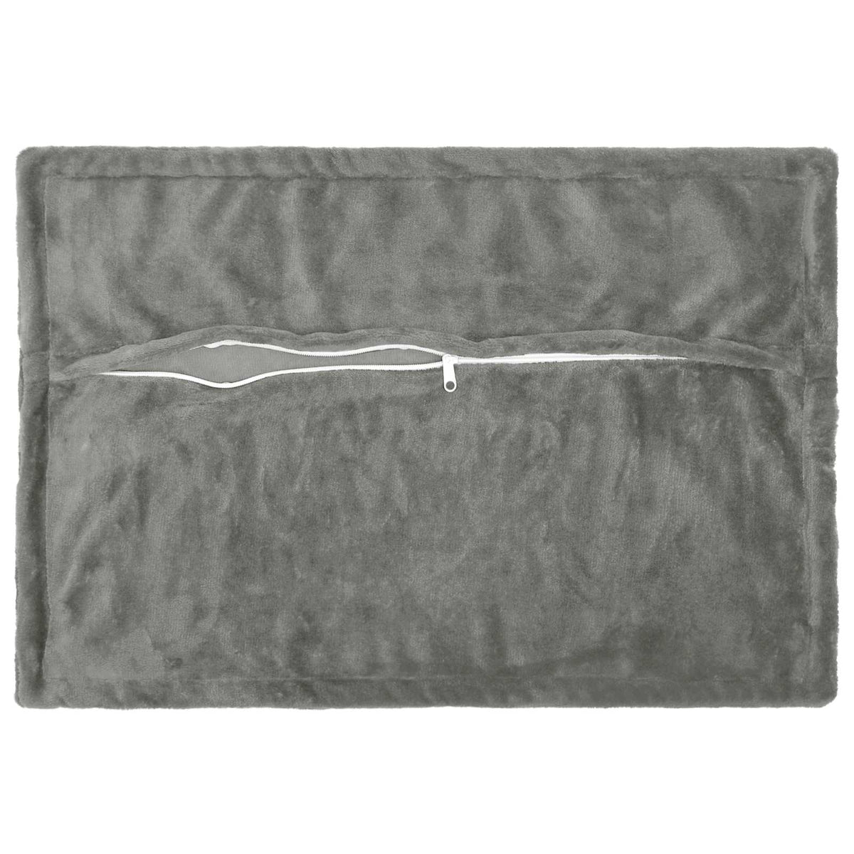 Κάλυμμα Μαξιλαριού 2 pcs HOUTEN Σκούρο Γκρι 50 x 80 cm Φανέλα - Pakobazaar