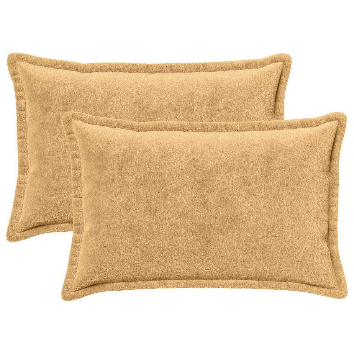 Κάλυμμα Μαξιλαριού 2 pcs HOUTEN Taupe 50 x 80 cm Φανέλα