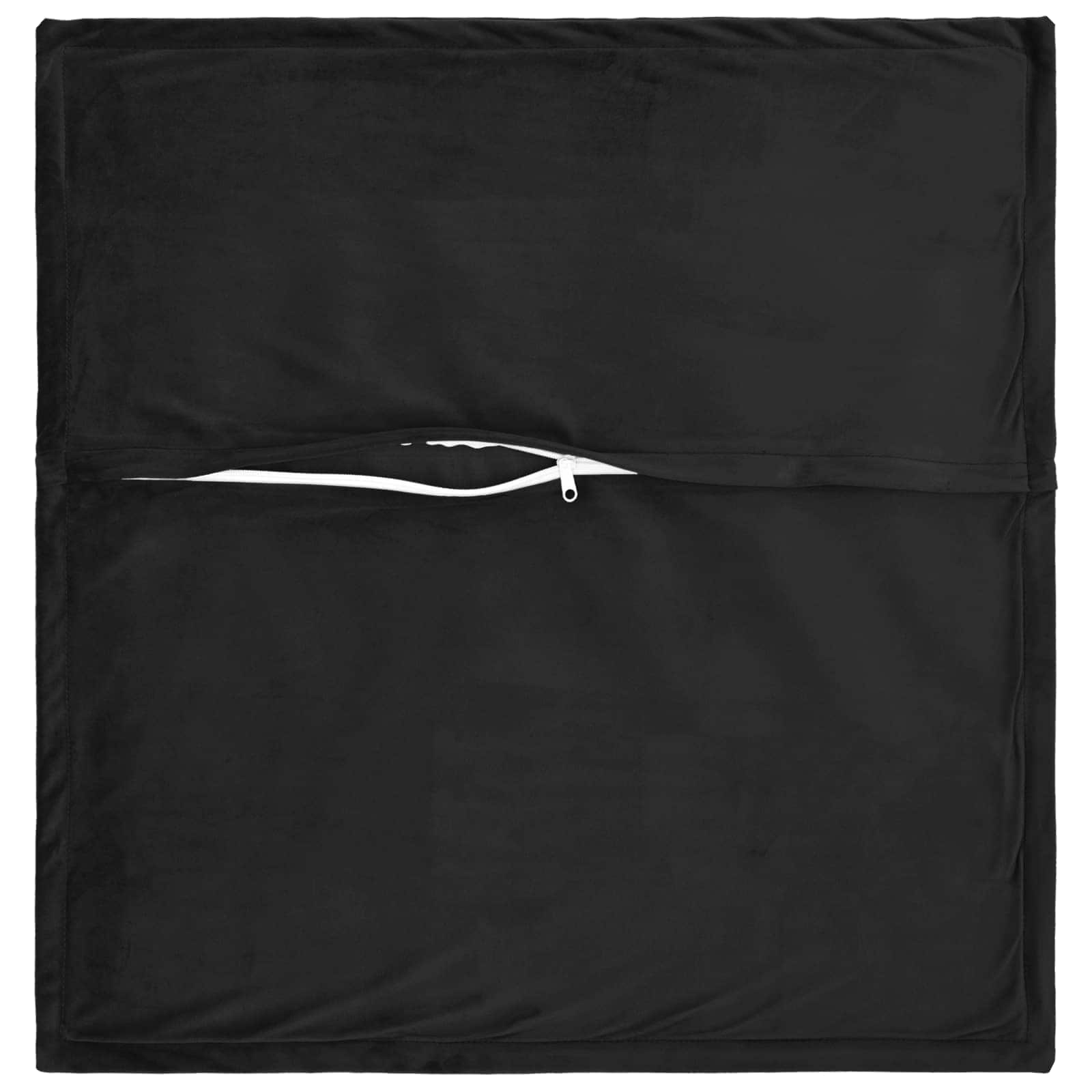 Κάλυμμα Μαξιλαριού 6 pcs HOUTEN Μαύρο 55 x 55 εκ Βελούδο