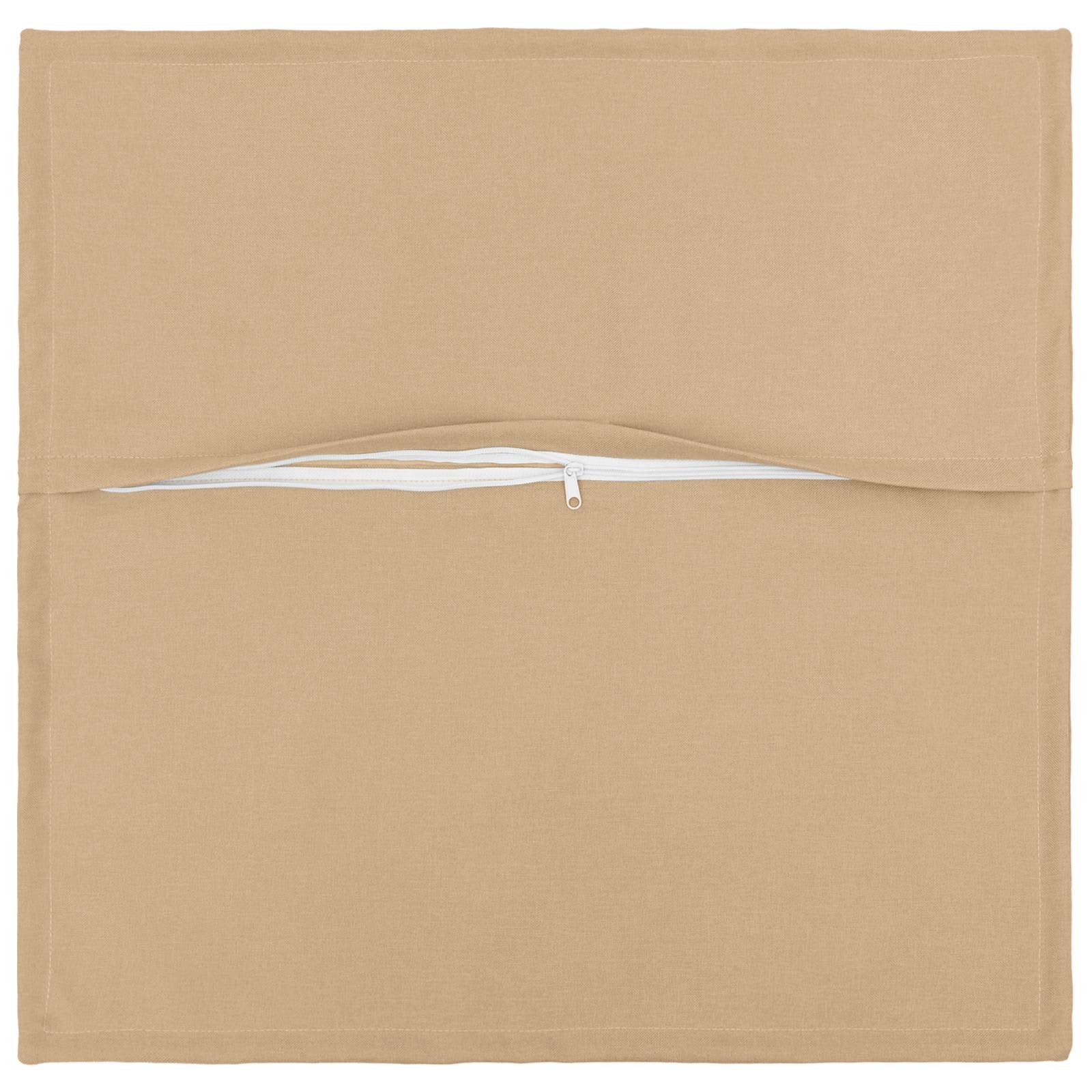 Κάλυμμα Μαξιλαριού 6 pcs HOUTEN Κρεμ 60 x 60 cm Ψεύτικο Λινό