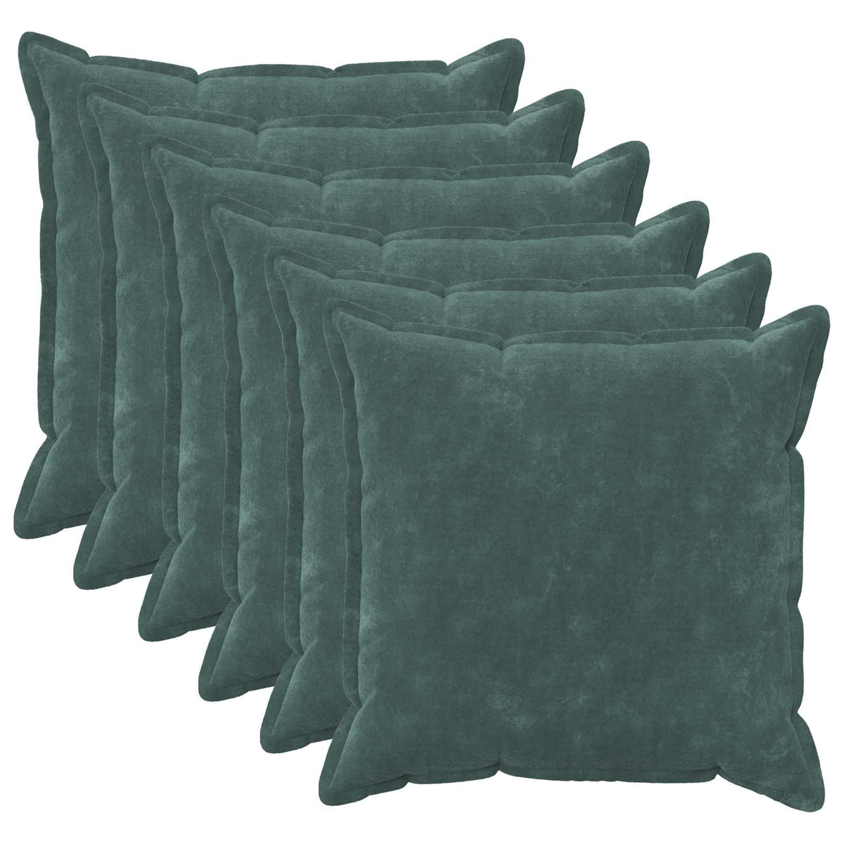 Κάλυμμα Μαξιλαριού 6 pcs HOUTEN Θαλασσί 65 x 65 εκ.