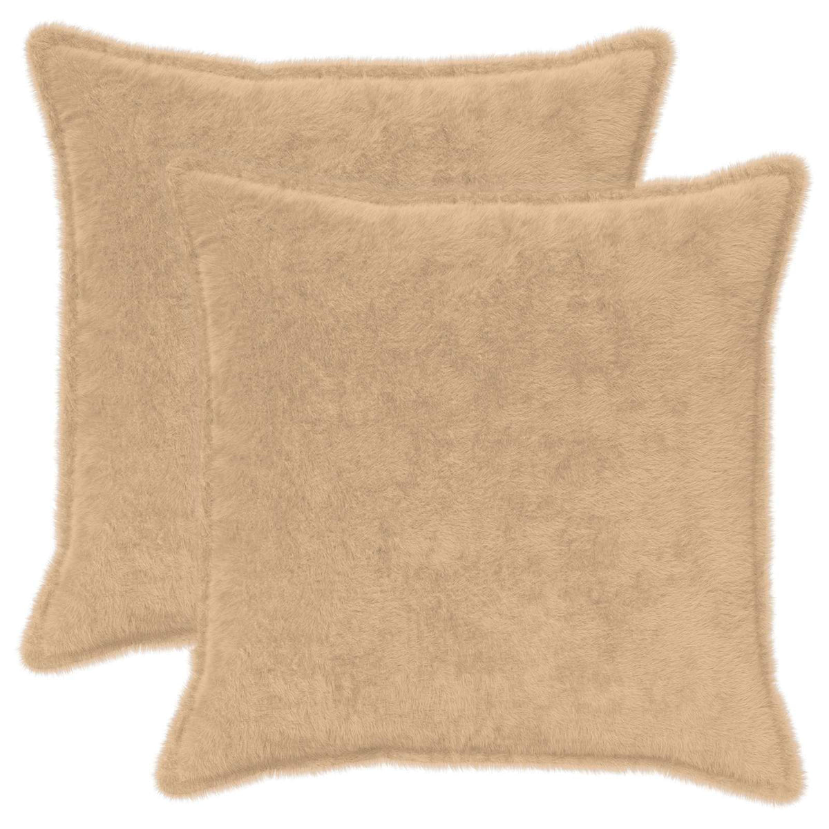Κάλυμμα Μαξιλαριού 2 τμχ. HOUTEN Κρεμ 65 x 65 εκ. - Pakobazaar