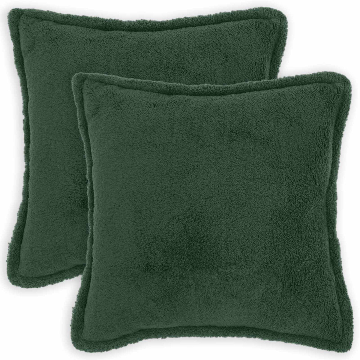 Κάλυμμα Μαξιλαριού 2 pcs HOUTEN Σκούρο Πράσινο 70 x 70 cm