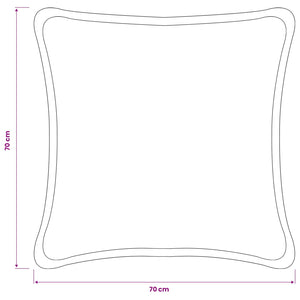 Κάλυμμα Μαξιλαριού 2 pcs HOUTEN Σκούρο Πράσινο 70 x 70 cm