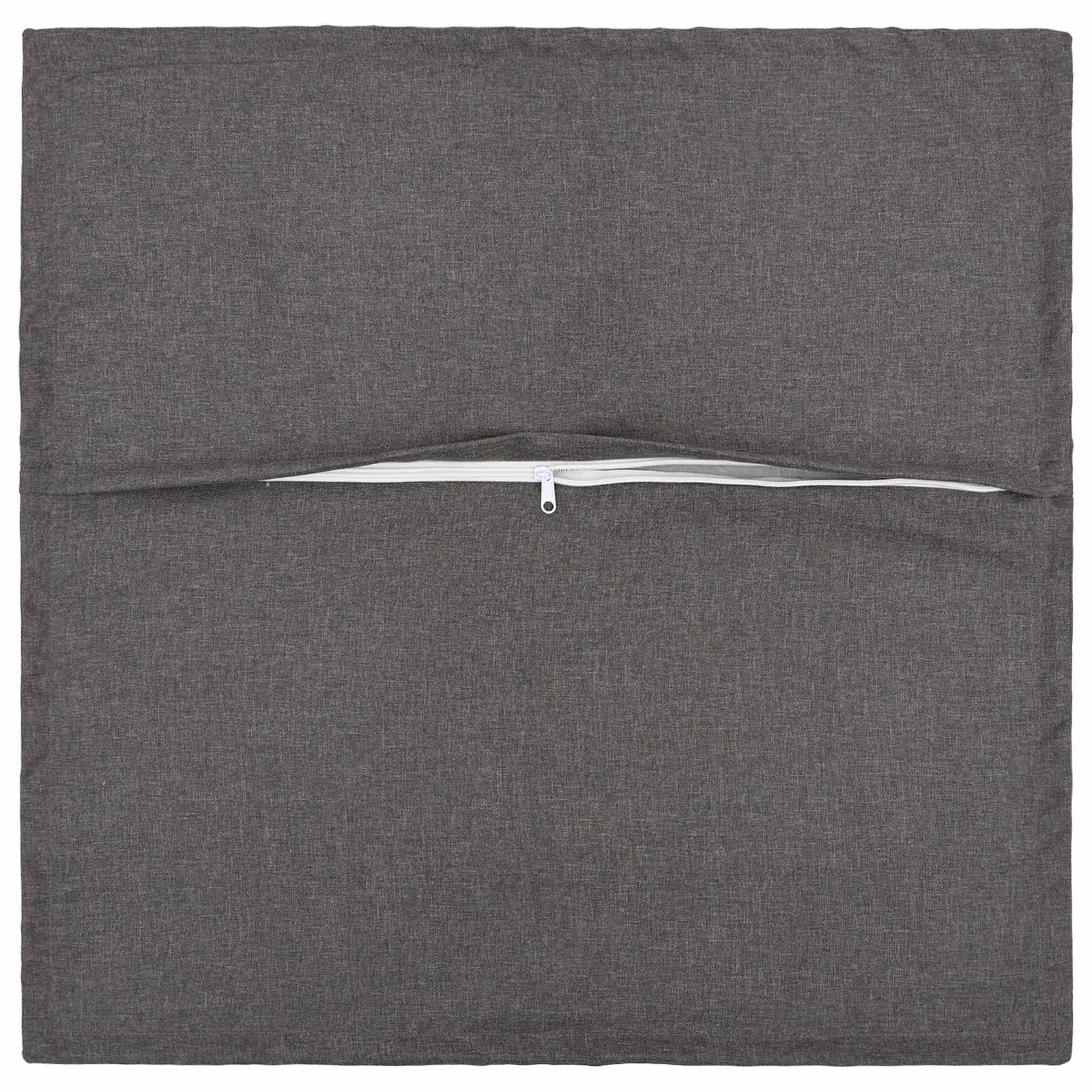 Κάλυμμα Μαξιλαριού 2 pcs HOUTEN Ανοιχτό γκρι 80 x 80 cm