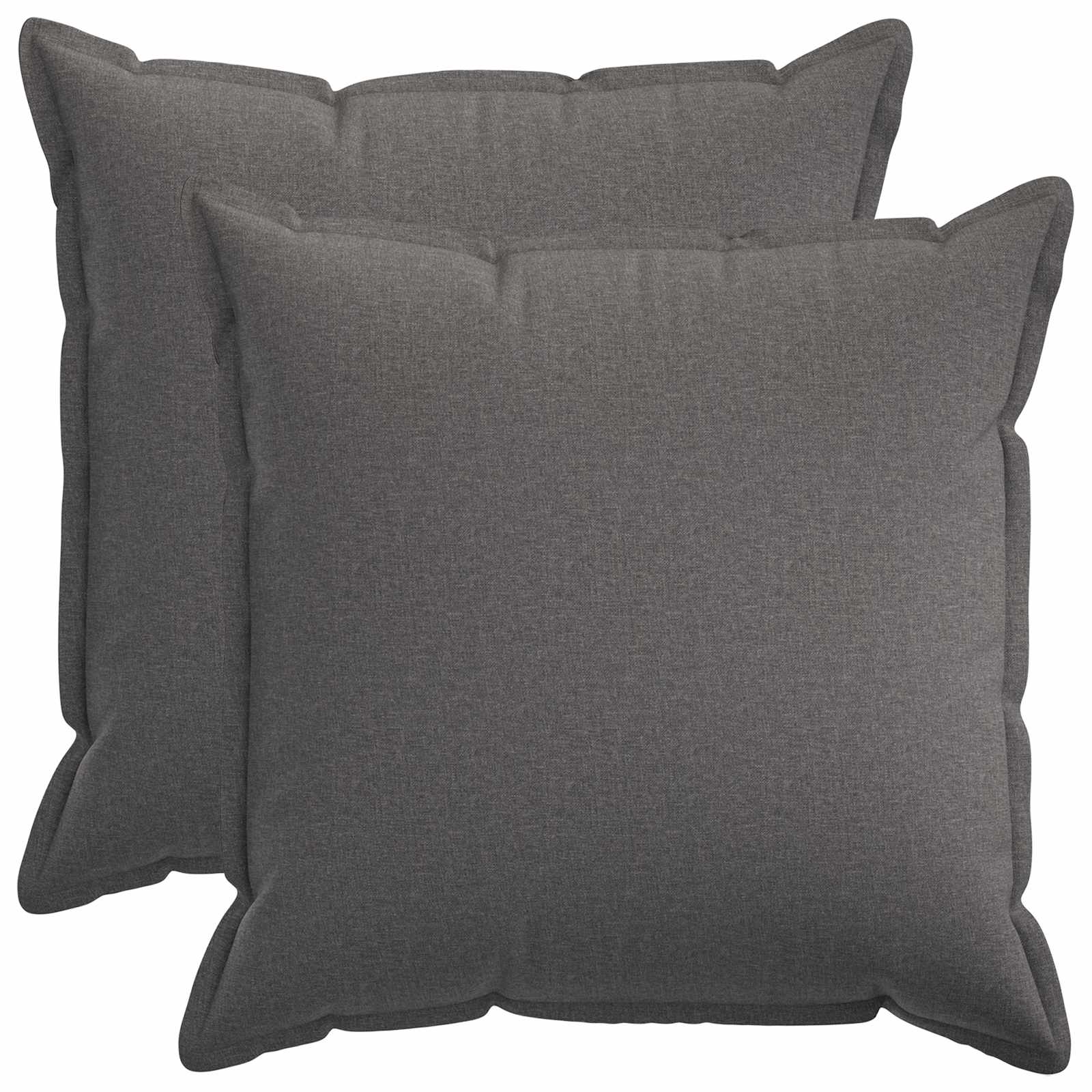 Κάλυμμα Μαξιλαριού 2 pcs HOUTEN Ανοιχτό γκρι 80 x 80 cm