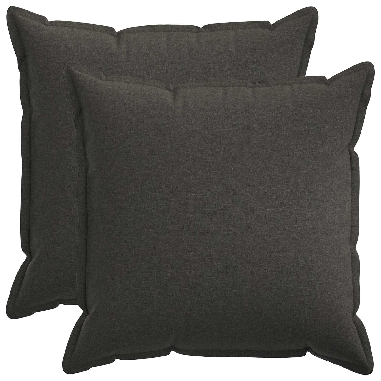 Κάλυμμα Μαξιλαριού 2 pcs HOUTEN Σκούρο Γκρι 80 x 80 cm - Pakobazaar