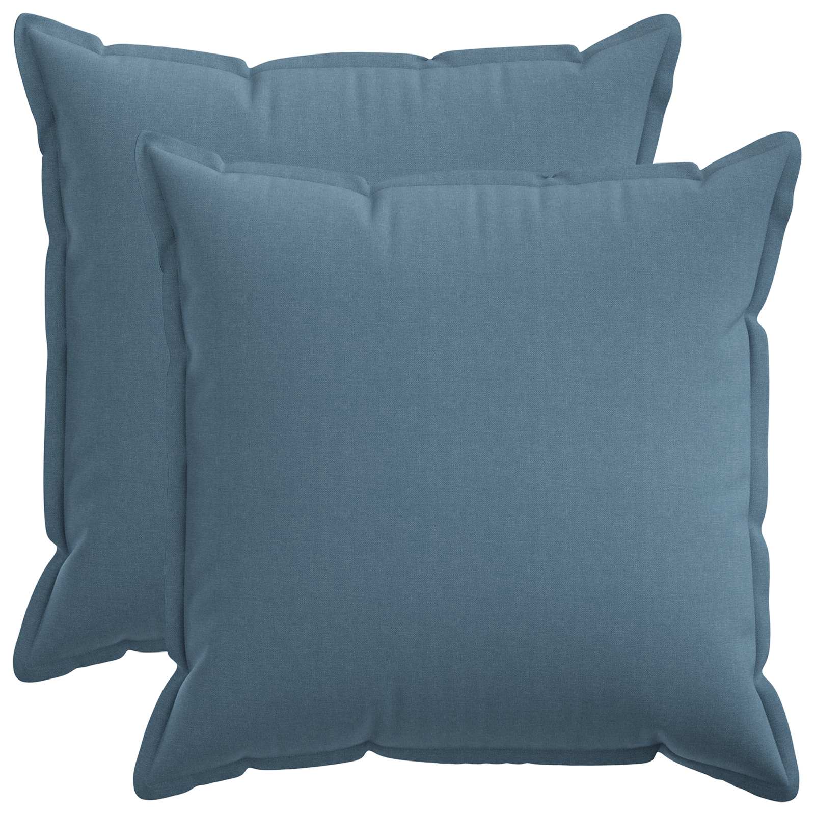 Κάλυμμα Μαξιλαριού 2 pcs HOUTEN Μπλε τζην 80 x 80 cm - Pakobazaar