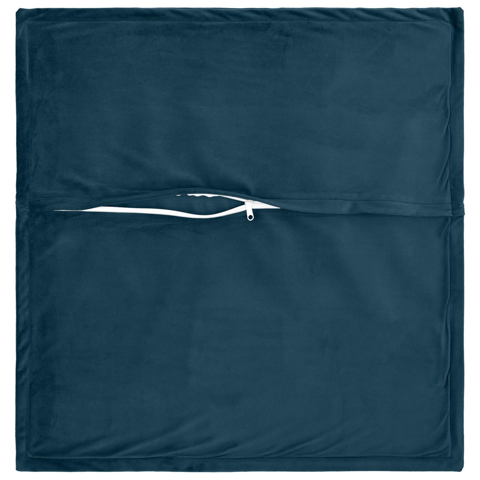 Κάλυμμα Μαξιλαριού 6 pcs HOUTEN Μπλε 80 x 80 cm Βελούδο