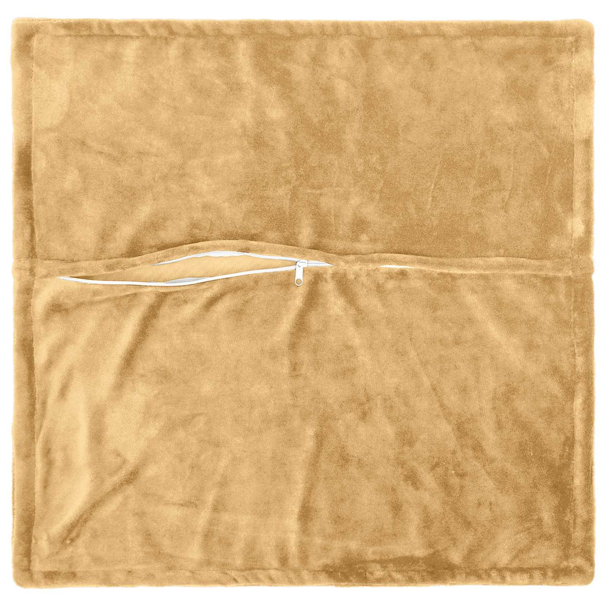 Κάλυμμα Μαξιλαριού 6 pcs HOUTEN Taupe 80 x 80 cm Φανέλα - Pakobazaar