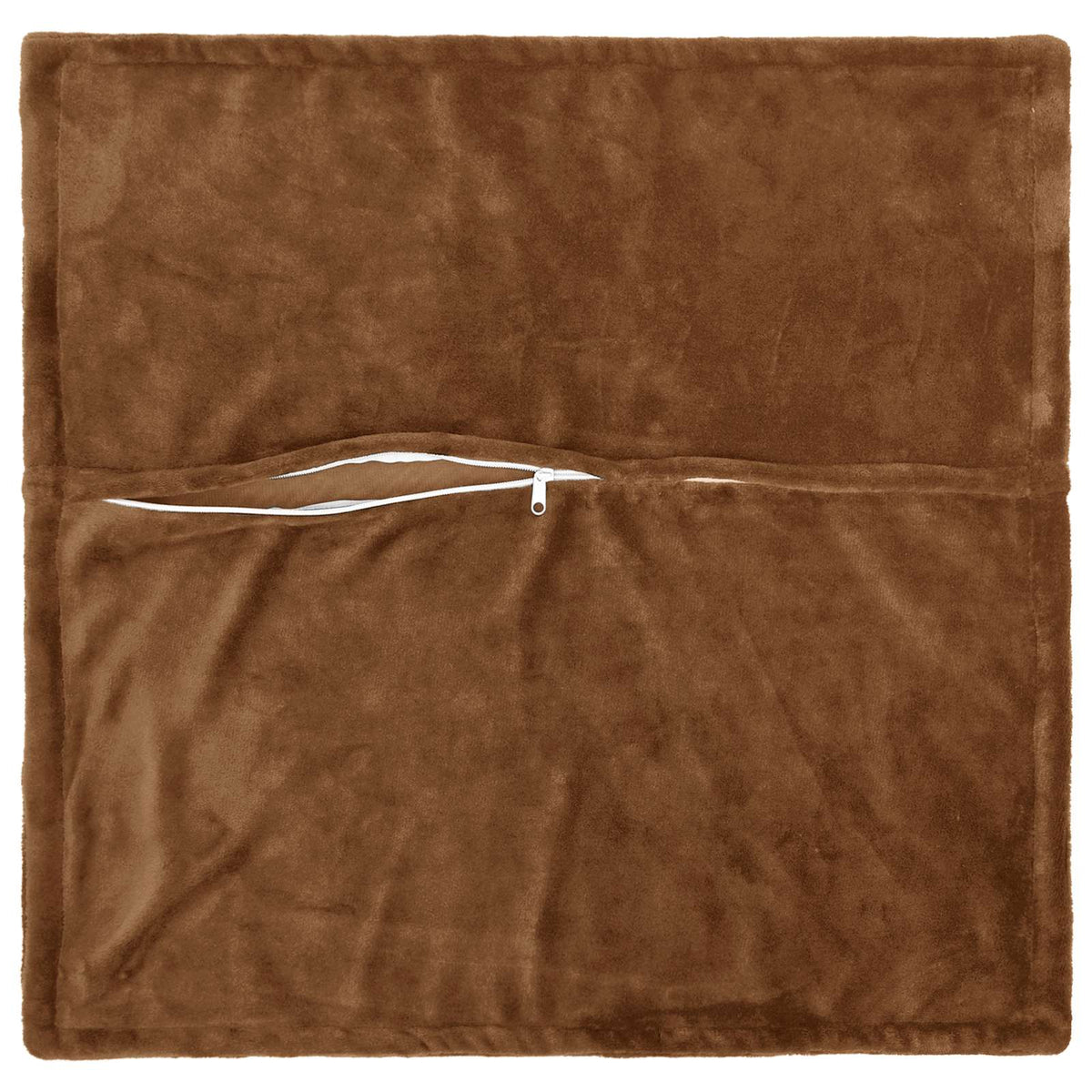 Κάλυμμα Μαξιλαριού 2 pcs HOUTEN Ανοιχτό καφέ 80 x 80 cm Φανέλα - Pakobazaar