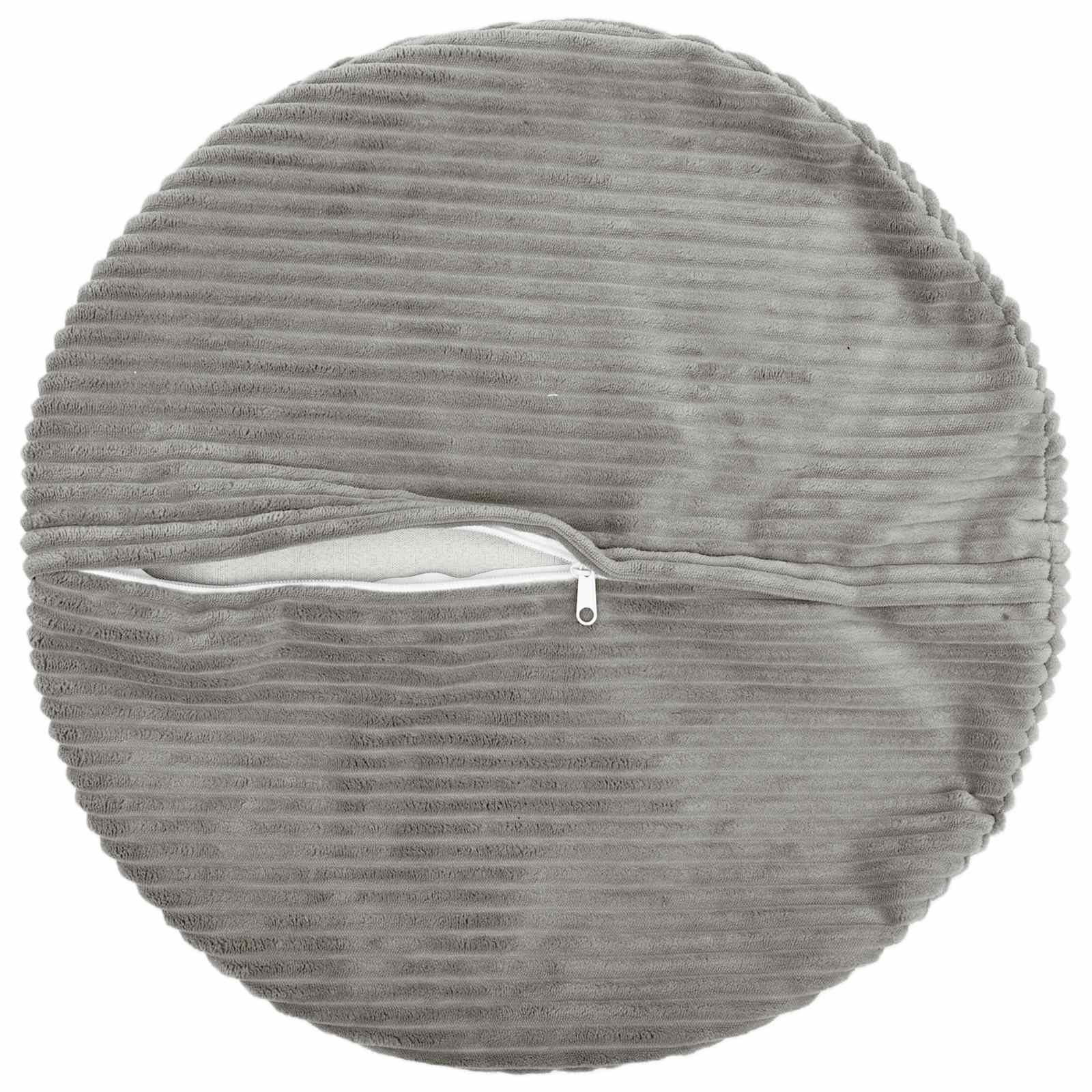 Κάλυμμα Μαξιλαριού 6 pcs HEERLEN Ανοιχτό γκρι Ø 30 cm - Pakobazaar
