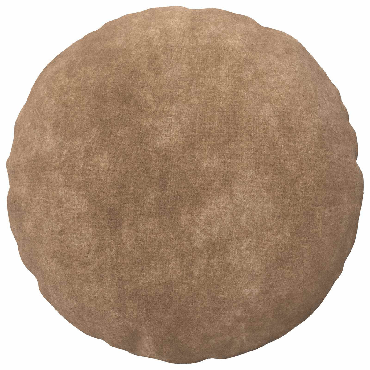 Κάλυμμα Μαξιλαριού 2 pcs HEERLEN Taupe Ø 30 cm Μικροΐνες φλις - Pakobazaar
