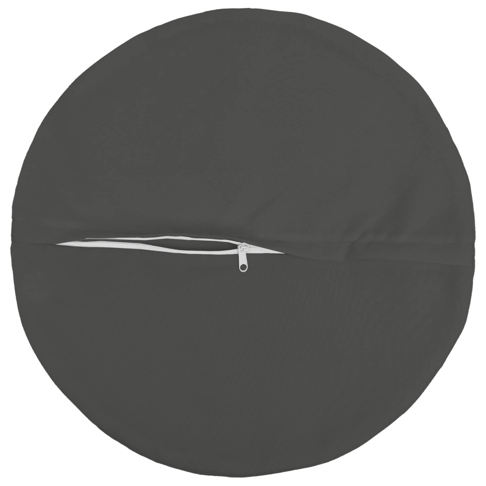 Κάλυμμα Μαξιλαριού 6 pcs HEERLEN Ανθρακί Ø 30 cm Πολυεστέρας - Pakobazaar