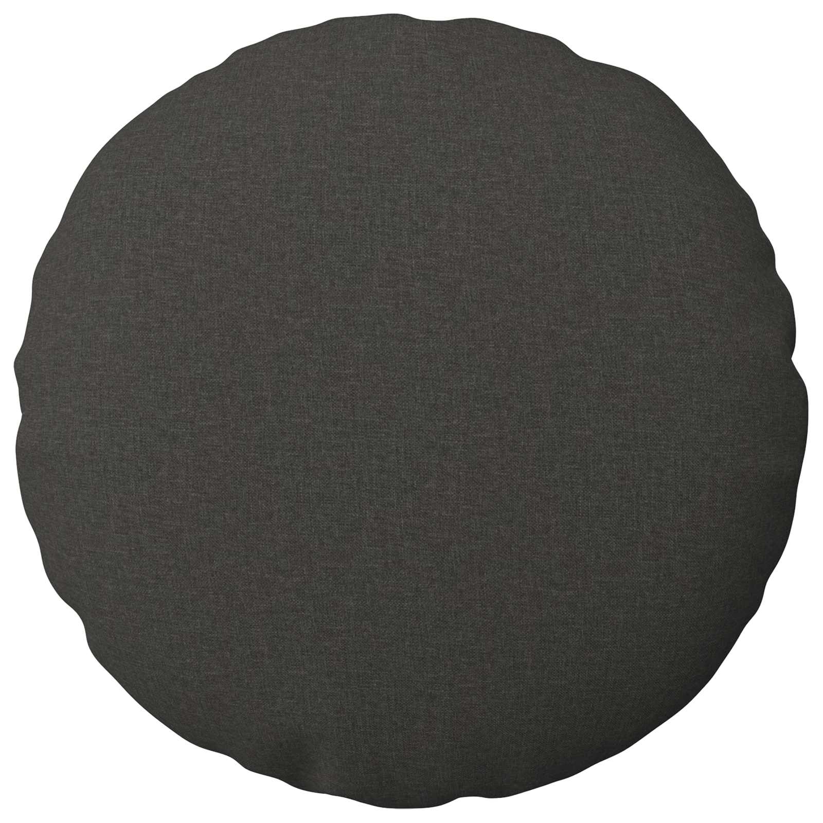 Κάλυμμα Μαξιλαριού 2 pcs HEERLEN Σκούρο Γκρι Ø 40 cm