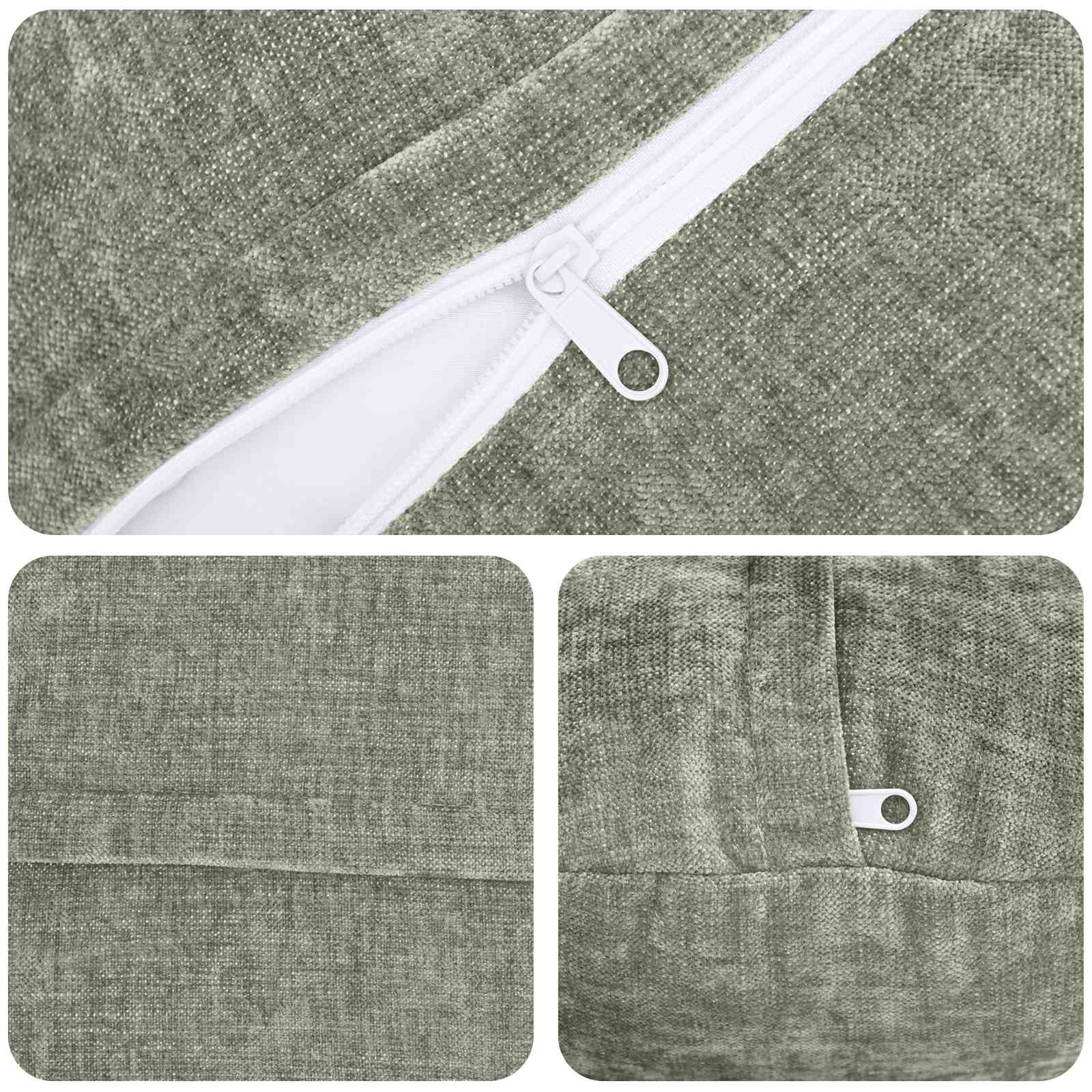Κάλυμμα Μαξιλαριού 2 pcs HEERLEN Πράσινο Ø 40 cm - Pakobazaar