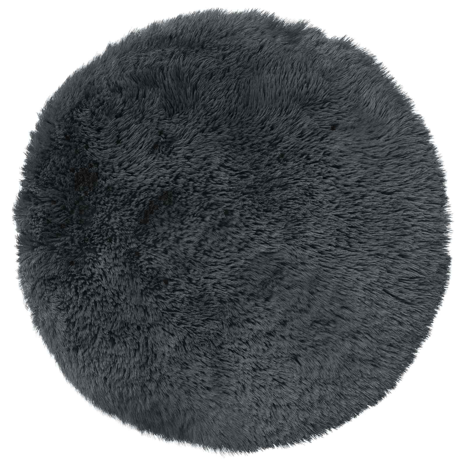 Κάλυμμα Μαξιλαριού 6 pcs HEERLEN Ανθρακί Ø 40 cm PV Φλίς