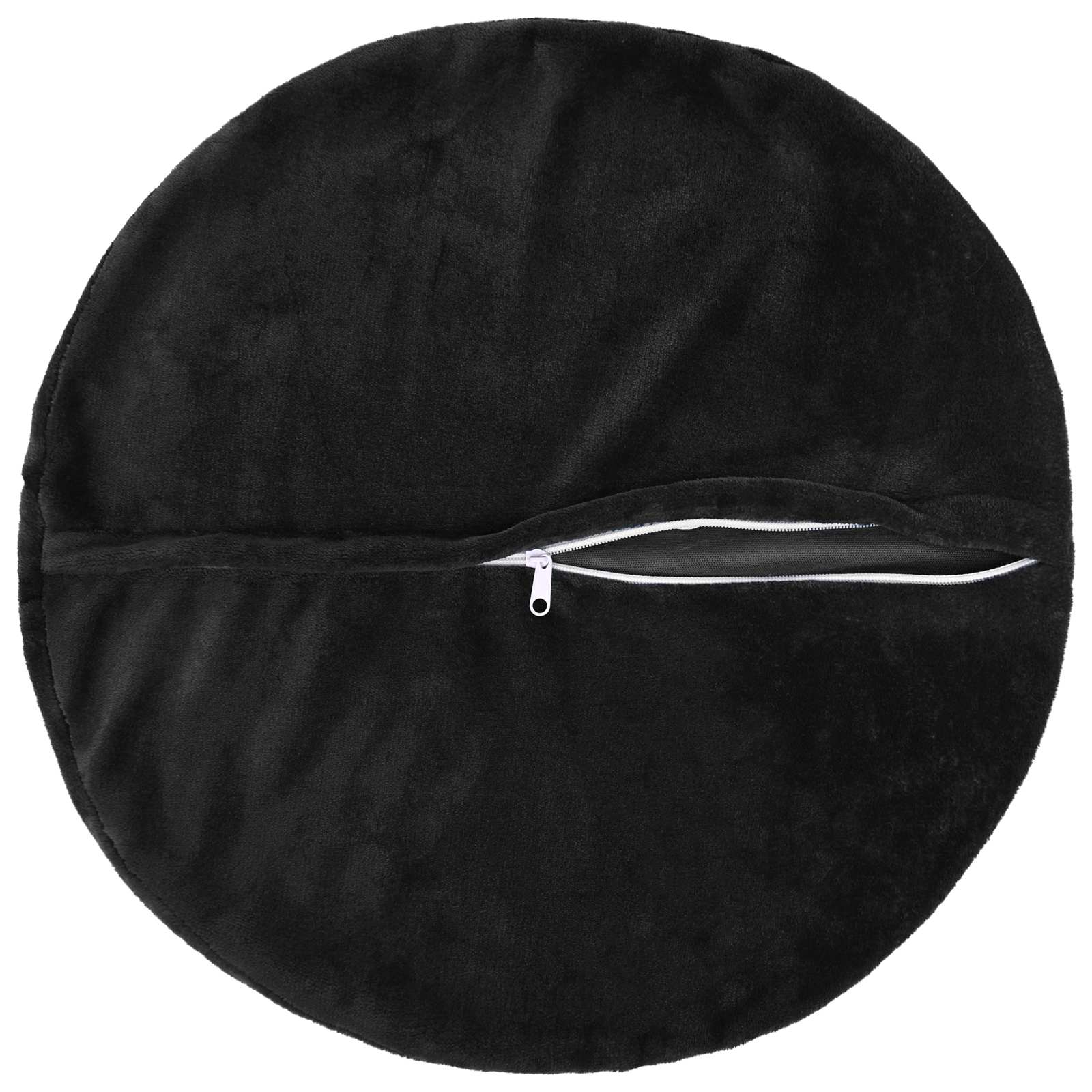 Κάλυμμα Μαξιλαριού 6 pcs HEERLEN Μαύρο Ø 40 cm Φανέλα