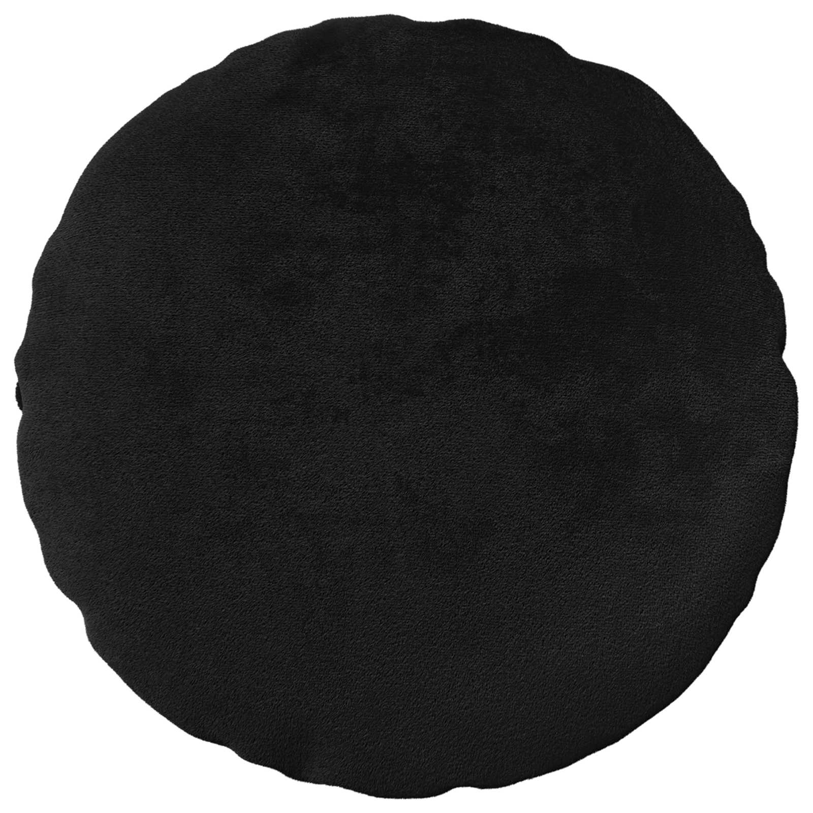 Κάλυμμα Μαξιλαριού 6 pcs HEERLEN Μαύρο Ø 40 cm Φανέλα