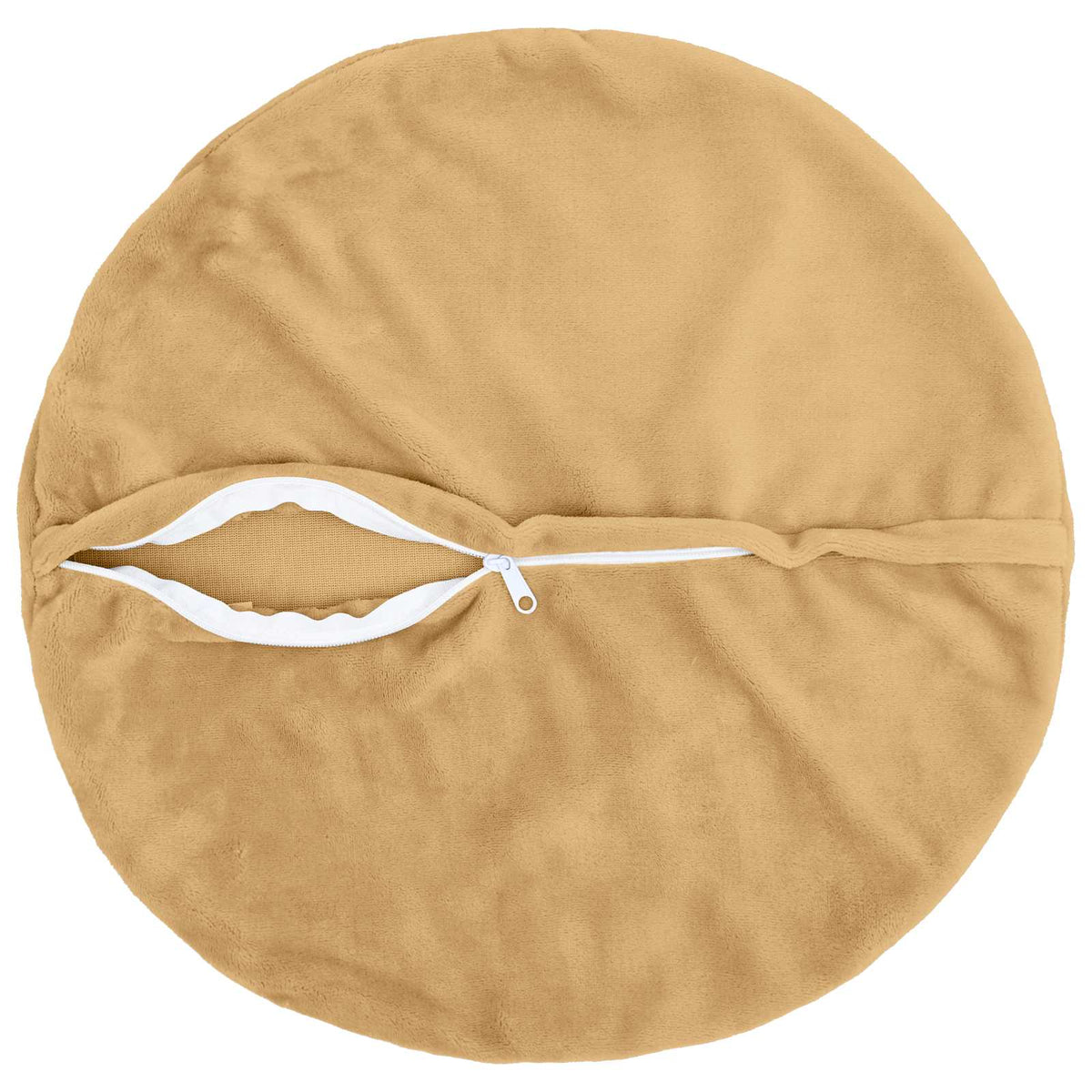 Κάλυμμα Μαξιλαριού 2 pcs HEERLEN Taupe Ø 40 cm Φανέλα