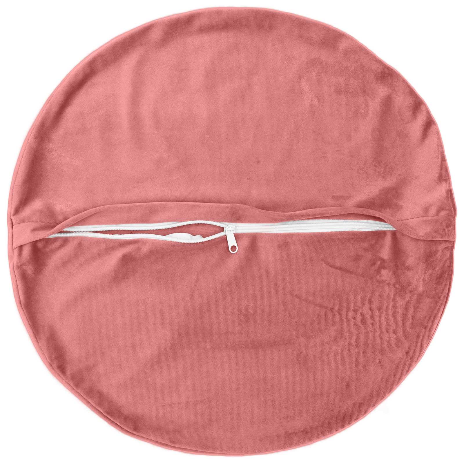 Κάλυμμα Μαξιλαριού 6 pcs HEERLEN Ροζ Ø 50 cm Βελούδο