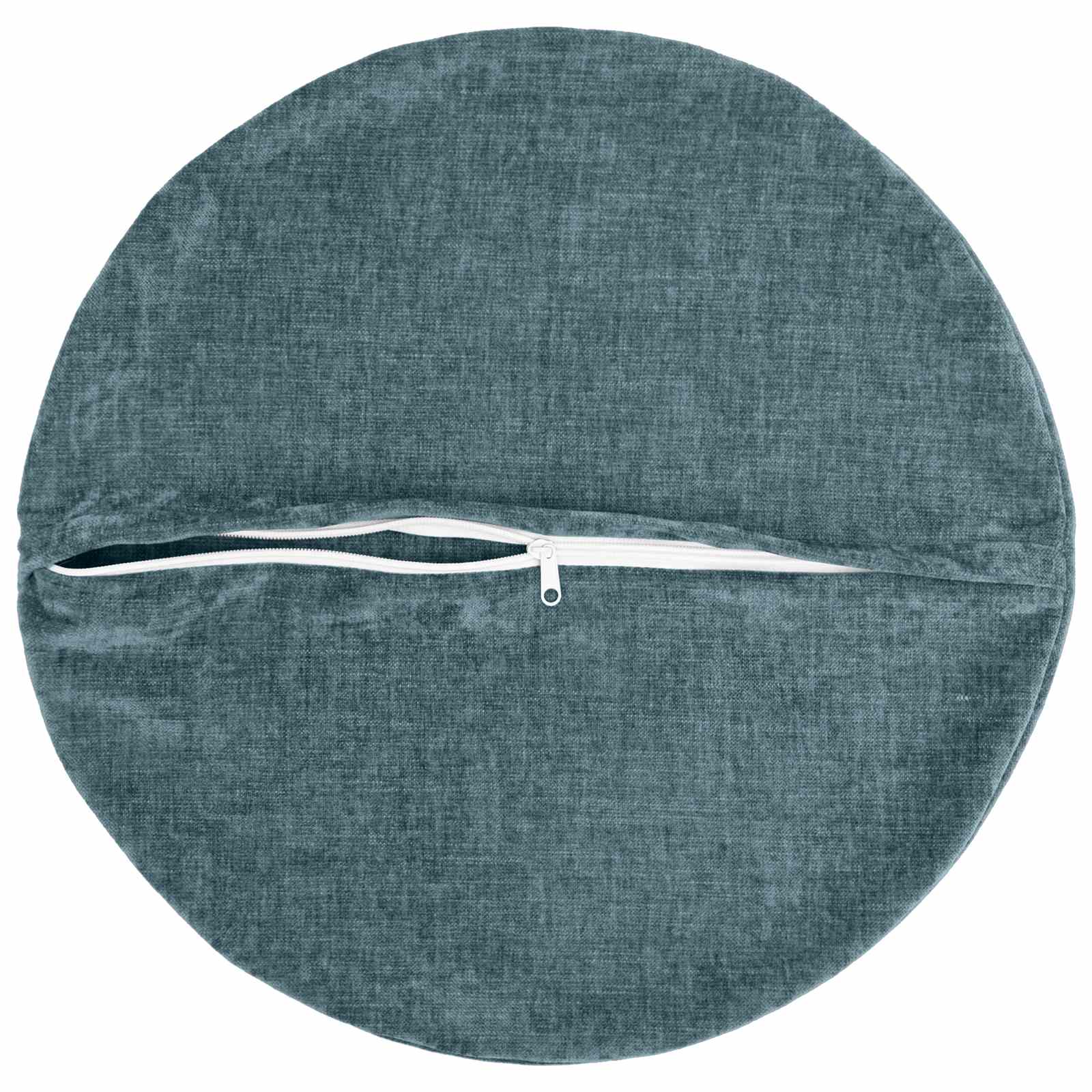 Κάλυμμα Μαξιλαριού 6 τμχ. HEERLEN Μπλε Ø 50 cm Ύφασμα Chenille
