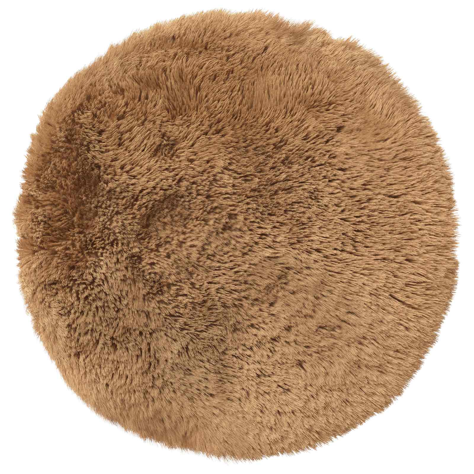 Κάλυμμα Μαξιλαριού 6 pcs HEERLEN Taupe Ø 50 cm PV Φλίς