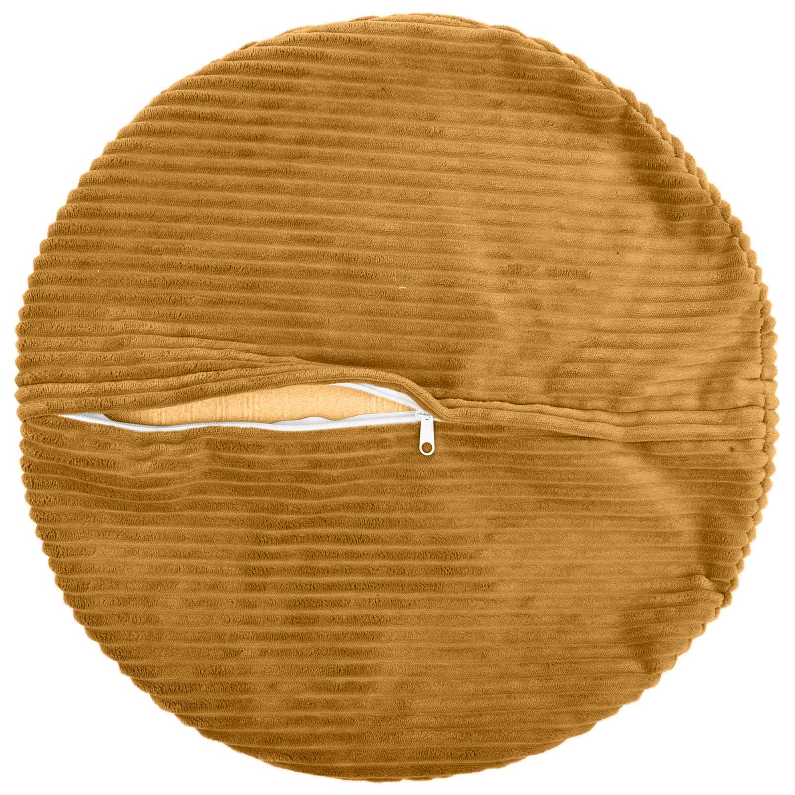 Κάλυμμα Μαξιλαριού 2 pcs HEERLEN Κίτρινο Ø 60 cm κορντουρόι - Pakobazaar