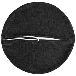 Κάλυμμα Μαξιλαριού 6 τμχ. HEERLEN Ανθρακί Ø 60 cm
