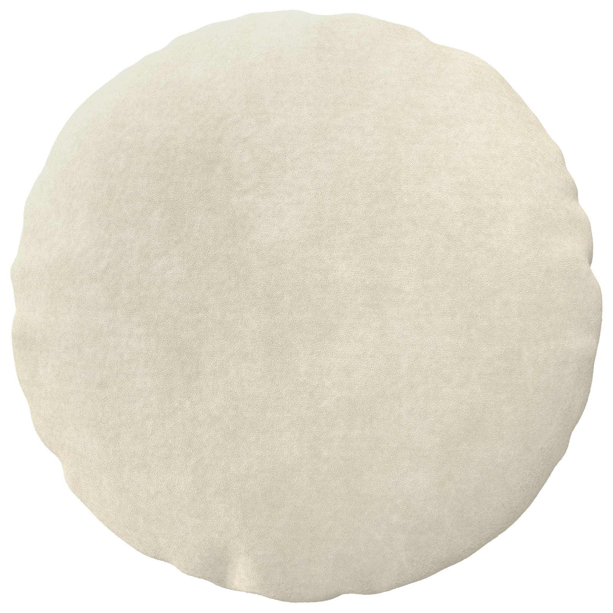 Κάλυμμα Μαξιλαριού 6 pcs HEERLEN Κρεμ Ø 60 cm Μικροΐνες φλις - Pakobazaar