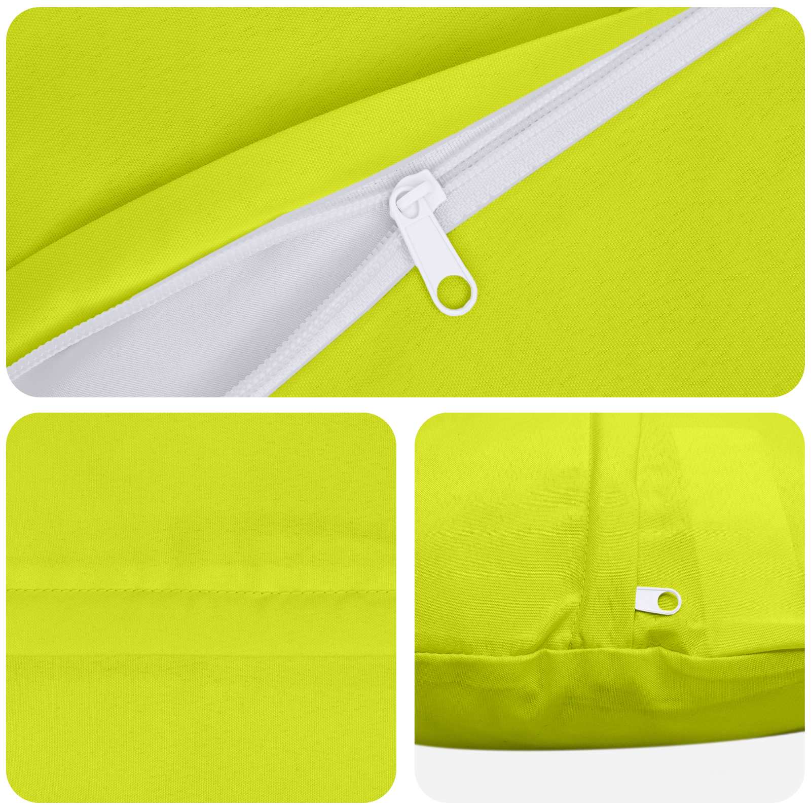 Κάλυμμα Μαξιλαριού 6 pcs HEERLEN Φωτεινό Πράσινο Ø 60 cm
