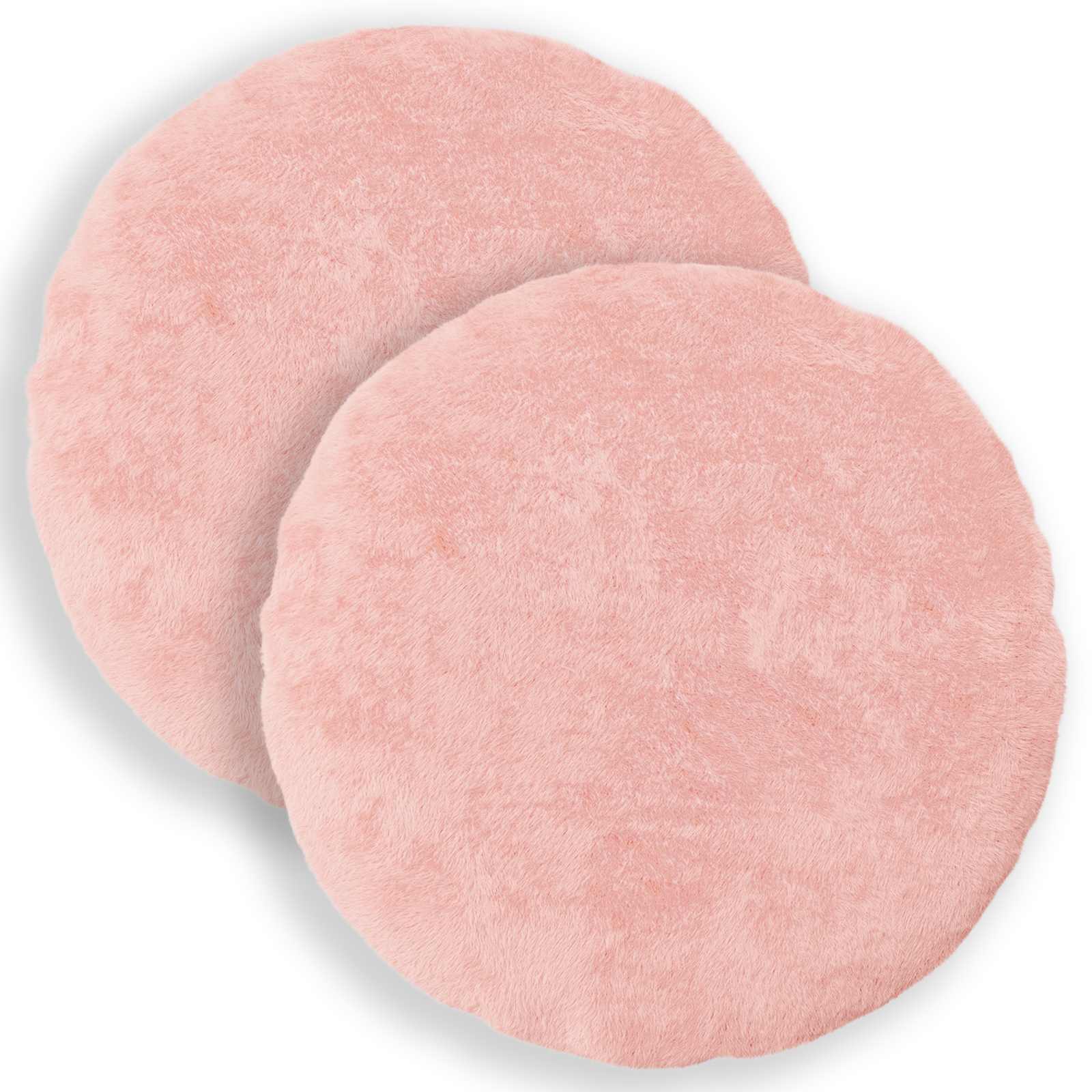 Κάλυμμα Μαξιλαριού 2 τμχ. HEERLEN Ροζ Ø 60 cm