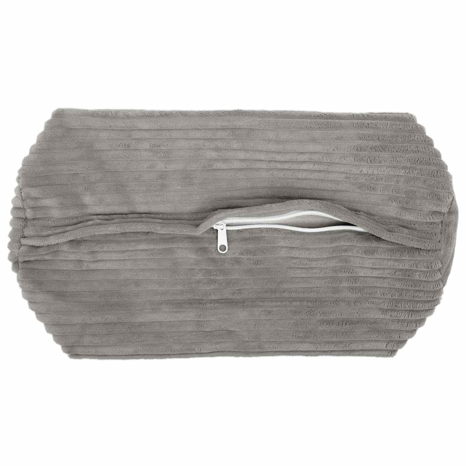 Κάλυμμα Μαξιλαριού 6 pcs HEERLEN Ανοιχτό γκρι Ø 15 x 40 εκ - Pakobazaar