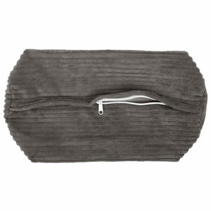 Κάλυμμα Μαξιλαριού 2 pcs HEERLEN Σκούρο Γκρι Ø 15 x 40 εκ