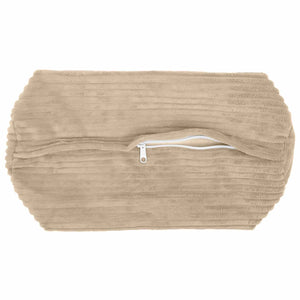 Κάλυμμα Μαξιλαριού 2 pcs HEERLEN Taupe Ø 15 x 40 εκ κορντουρόι - Pakobazaar