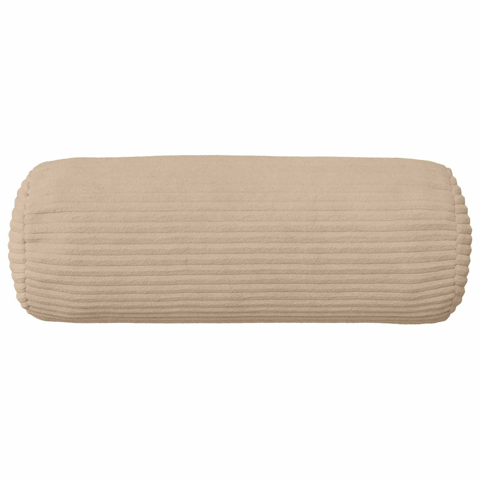 Κάλυμμα Μαξιλαριού 2 pcs HEERLEN Taupe Ø 15 x 40 εκ κορντουρόι - Pakobazaar