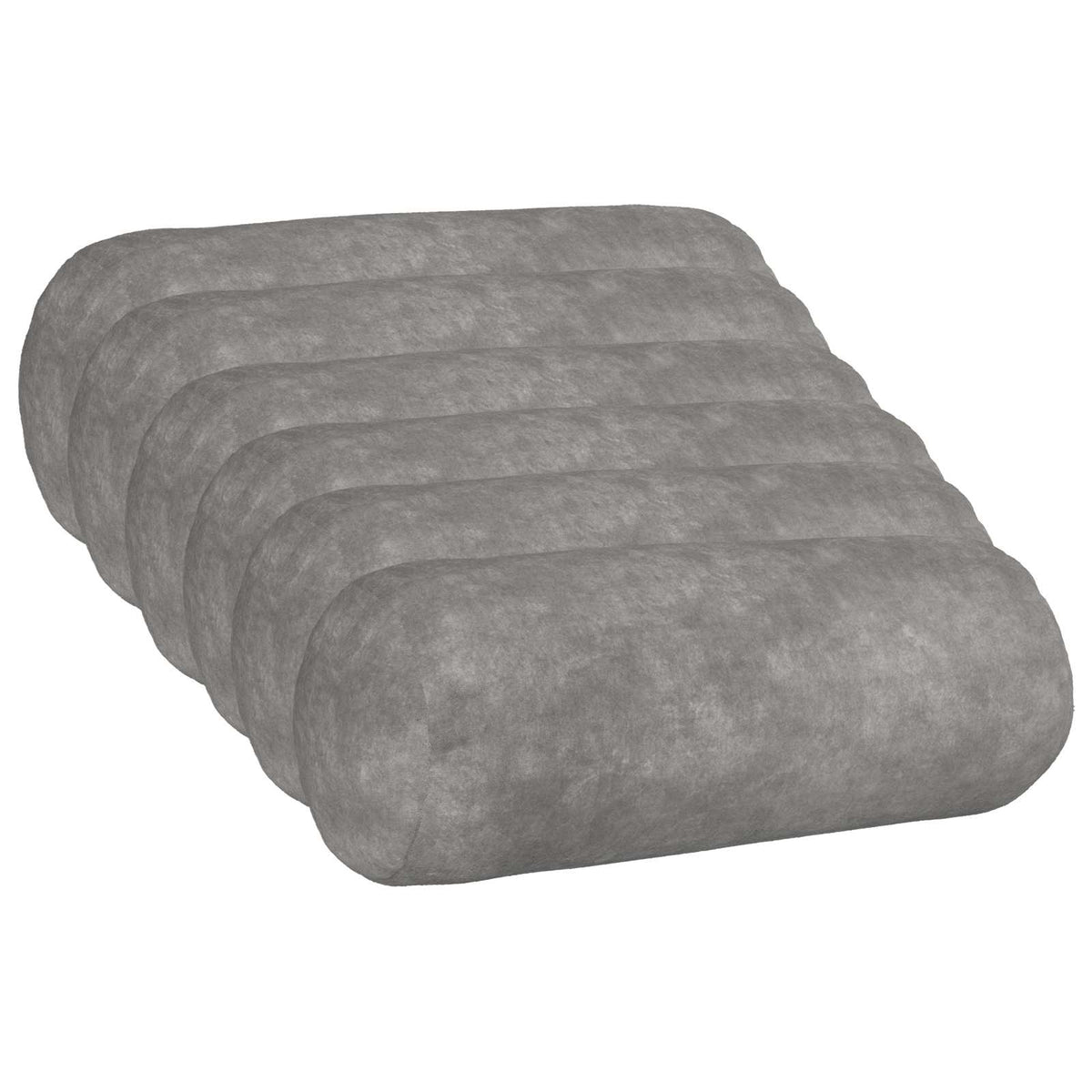 Κάλυμμα Μαξιλαριού 6 pcs HEERLEN Ανοιχτό γκρι Ø 15 x 40 εκ - Pakobazaar