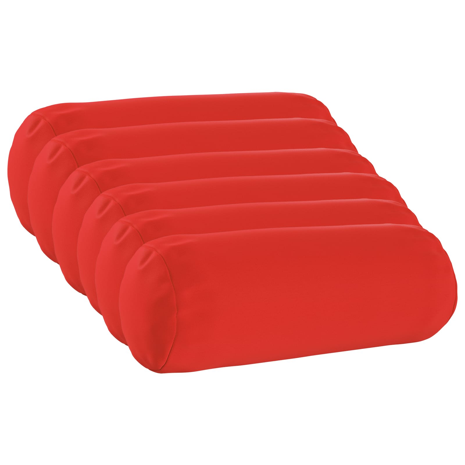 Κάλυμμα Μαξιλαριού 6 pcs HEERLEN Κόκκινο Ø 15 x 40 εκ