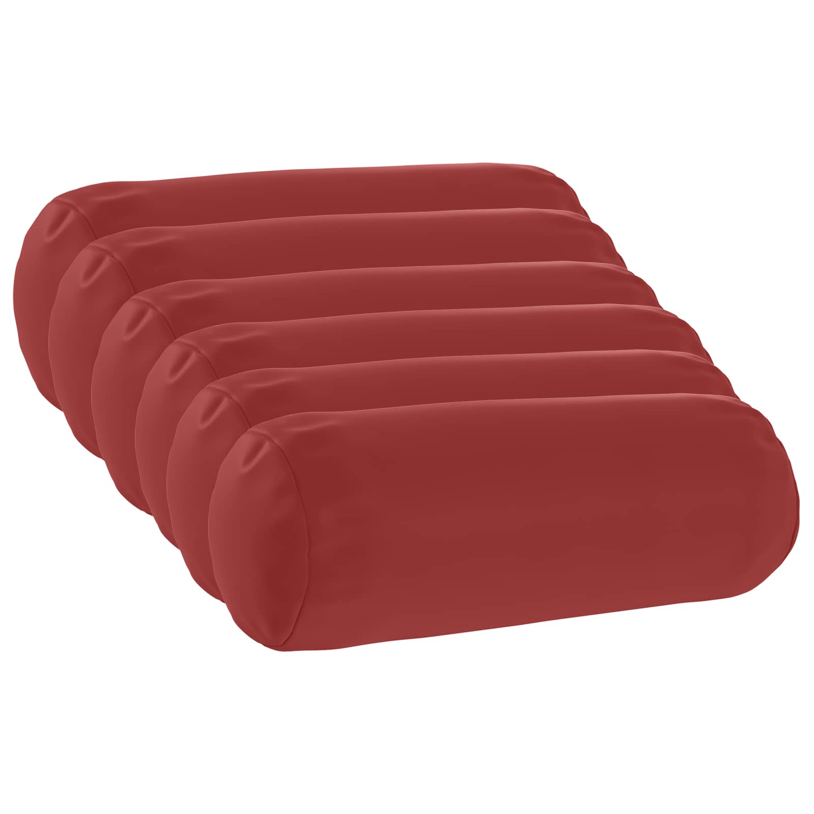 Κάλυμμα Μαξιλαριού 6 pcs HEERLEN Κόκκινο Ø 15 x 40 εκ