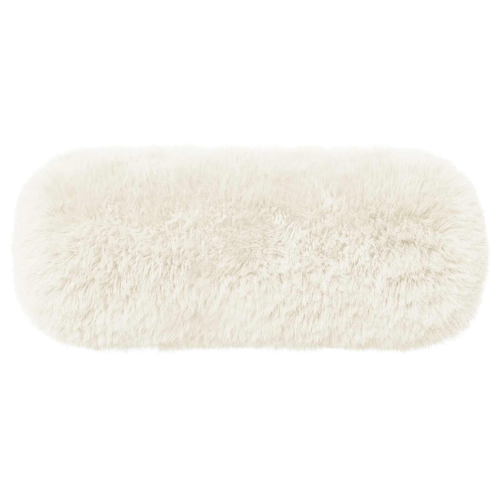 Κάλυμμα Μαξιλαριού 2 pcs HEERLEN Λευκό Ø 15 x 40 εκ PV Φλίς - Pakobazaar