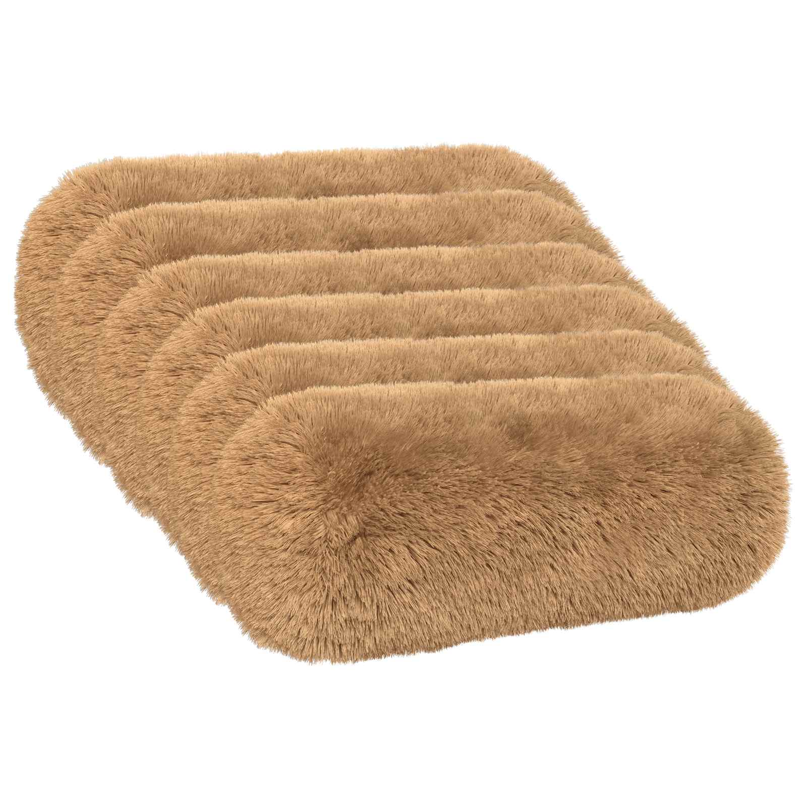 Κάλυμμα Μαξιλαριού 6 pcs HEERLEN Taupe Ø 15 x 40 εκ PV Φλίς