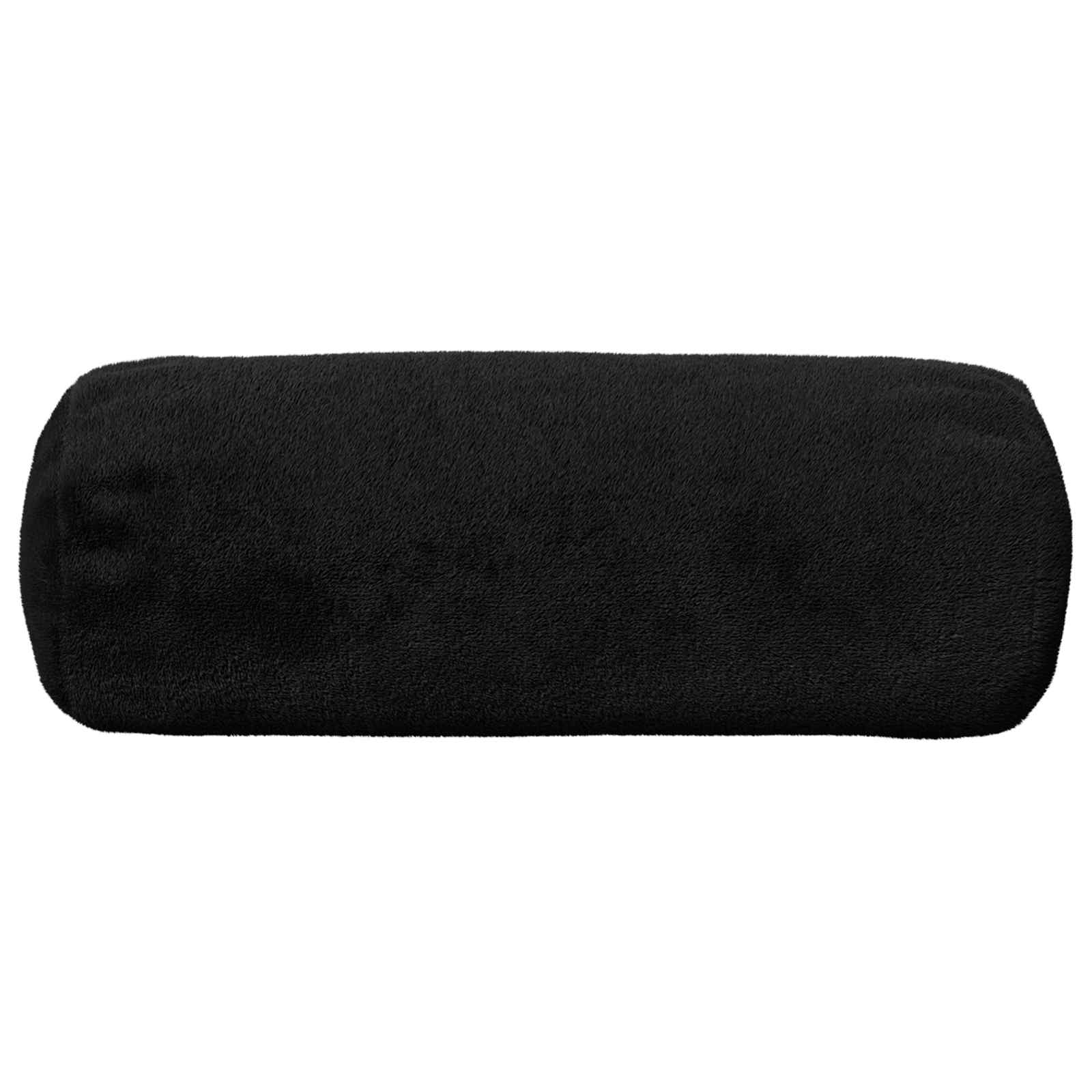 Κάλυμμα Μαξιλαριού 6 pcs HEERLEN Μαύρο Ø 15 x 40 εκ Φανέλα - Pakobazaar